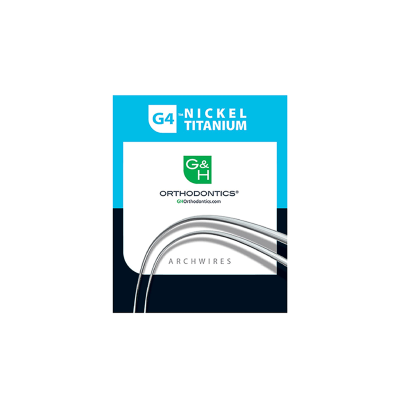 Arcs G4 NiTi Trueform-I Rectangulaires Sans Crans - Boite De 25