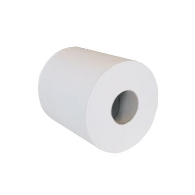 Essuie-Mains A Dévidage Central 2P., 30 x 20cm Blanc - 6 Bobines De 135m