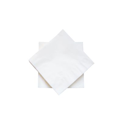 Serviettes Papier 2P., 30 x 30cm Blanches - 30 Paquets De 100