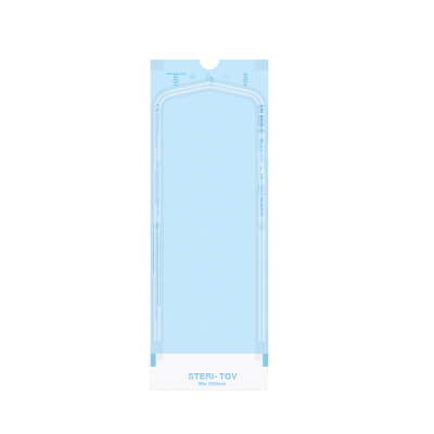 Sachets De St&eacute;rilisation Autocollants, 90 x 250mm Steri-Tov - Lot De 200