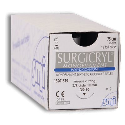 Sutures Résorbables En Polydioxanone Surgicryl Monofilament - Boite De 12